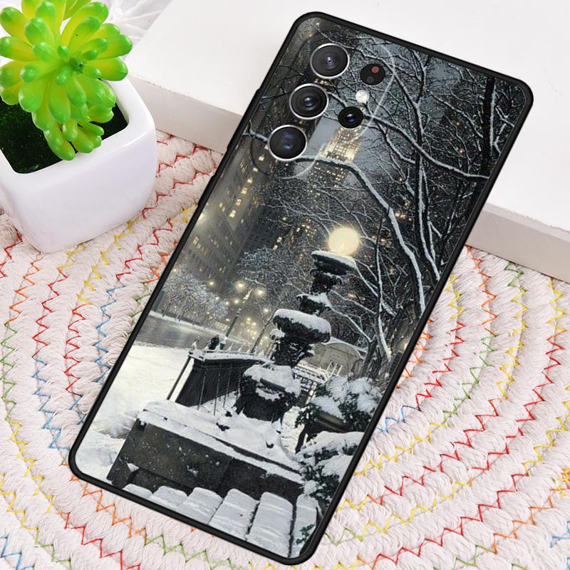 NEW YORK AMERICAN CITY Silicone Phone Case For Samsung Galaxy note 10 pro S26 S25 S24 S23 S22 S21 Plus S25Ultra Capa Cover