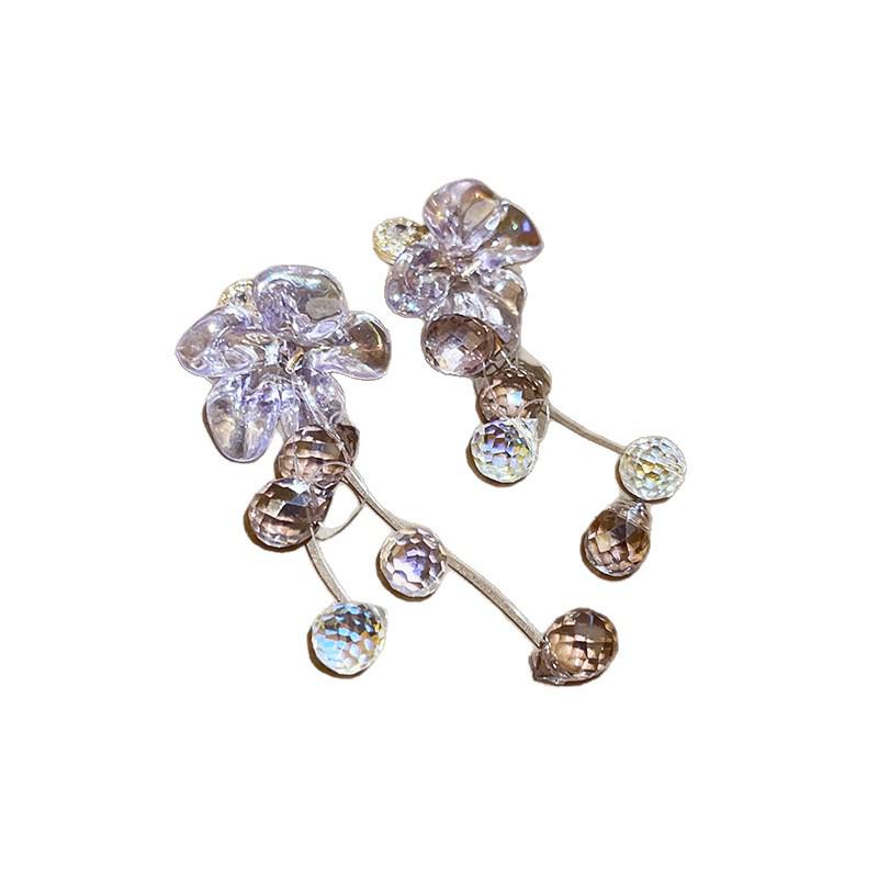 Real Gold Plated Zircon Star Ear Cuffs: Elegant Light Luxury Earrings for Women