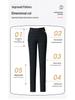 High-Waisted Wool Plaid Slimming Pants for Autumn/Winter 2024 - Straight-Leg, Slim-Fit, Casual Wear for Middle-Aged Women.
