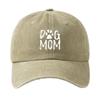 Dog Mom Pattern Baseball Hat Printed Sunshade Cap Casual Duckbill Cap  Dog Lover's Gift