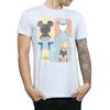 Disney Mens Mickey Mouse Four Backs T-Shirt