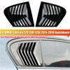 For BMW 1 Series F20 118i 120i Hatchback 2011- ABS Rear Window Quarter Louver Cover Side Vent Trim Car Adhesive Accessories