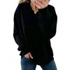 Women's Casual V-Neck Long Sleeve Pullover Top