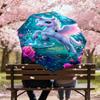 1PC Unicorn Umbrella-8-Rib Reinforced, Automatic Open, Lightweight & Durable, Fashion Accessory for Outdoor, J0399