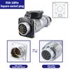 P20 Aviation Connector Plug Socket 20mm 2/3/4/5/6/7/8/9/10/12Pins WS20 Male Female Connectors