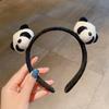 Süßes Panda-Puppen-Stirnband Kopfschmuck Gesicht waschen Haarspange Haarklammer Haarband Schleife Kinder Erwachsene Haarschmuck