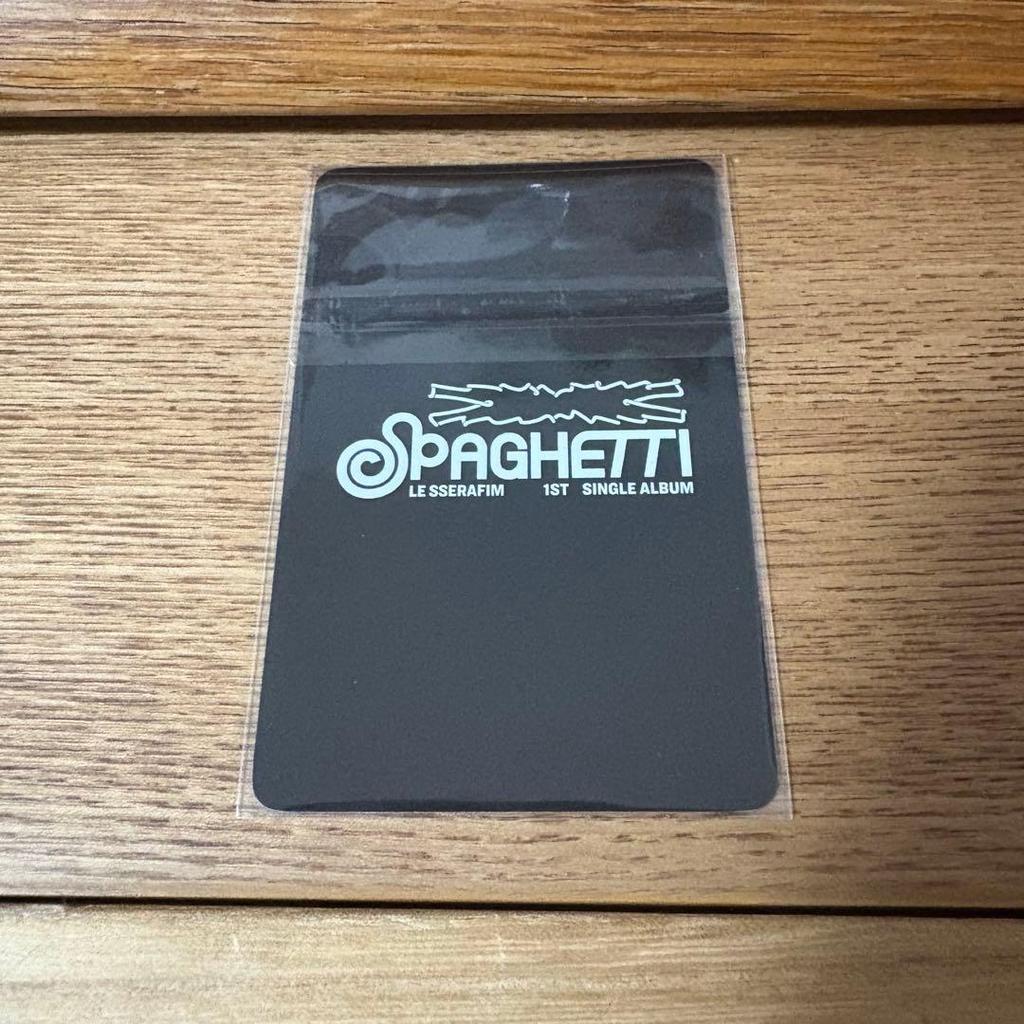 [USED] LE SSERAFIM Autographed Special Rare Card Eun-chae