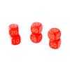 50Pcs Damage Indicator Dices Acrylic Six Sides Game Dices Animation Character Damage Counter Dices Easy to Read Number
