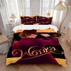 3pcs Chocolate Factory, Wonka Cover Set, Bedding Set, Soft Comfortable Duvet Cover, For Bedroom, Guest Room (1*Duvet Cover + 2*Pillowcases,
