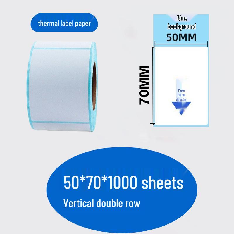 Durable Self-Adhesive Thermal Label Paper for Electronic Scales - Barcode Stickers (Sizes: 80x60, 50x40, 30)