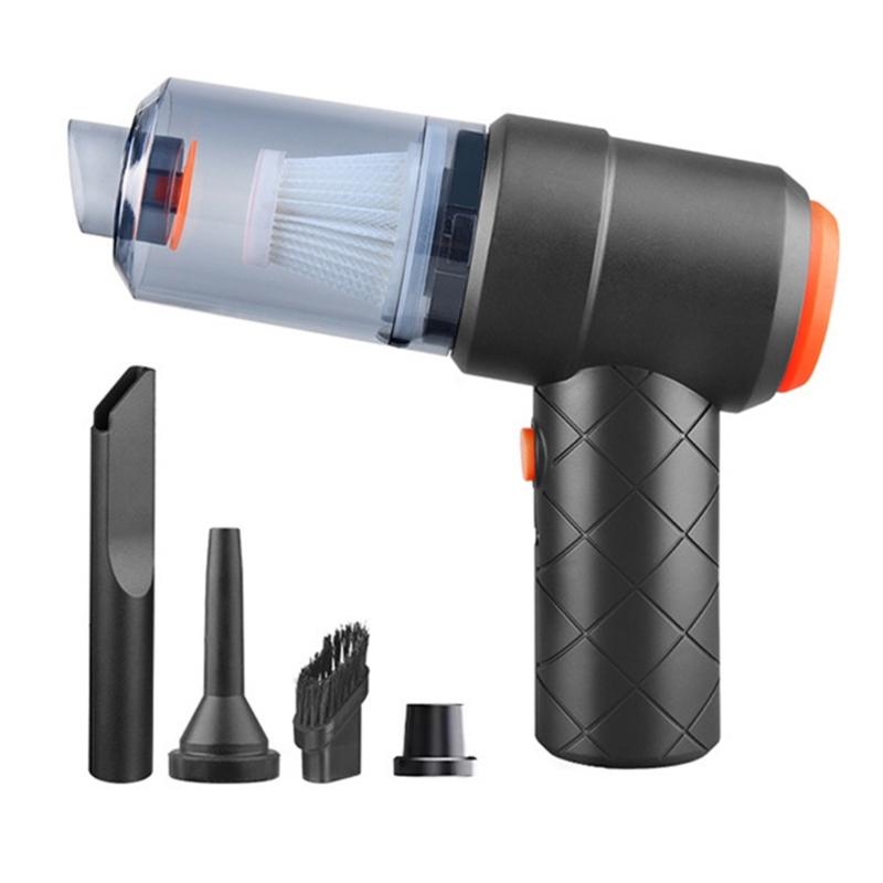 

Small Wireless Auto Vacuum Tool with Strong Suction Vehicle Dusts Blower Powerful & Small for Efficient Cleaning 1