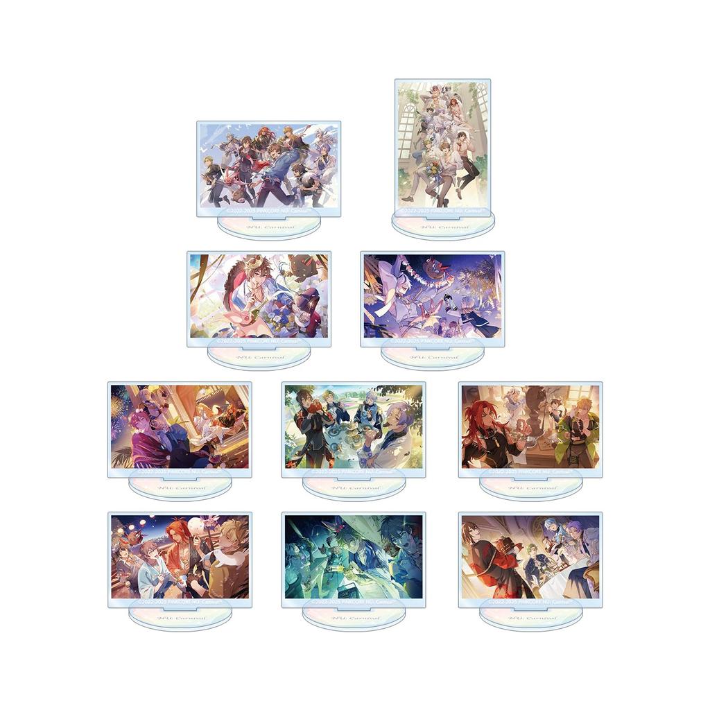 NU Carnival Trading Color Illustration Acrylic Stands of (Box 10)
