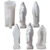Silikonformen Dame mit Baby Formen Epoxidharz Formen Gips Formen Gießformen Religiöse Kerzenformen
