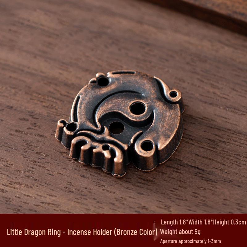 Kodo Multi-Hole Gourd & Water Drop Incense Holders: Turtle, Zen Lotus, Dragon Soaring Designs