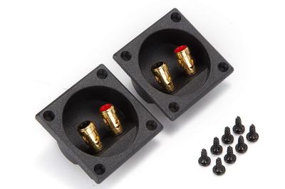 Connector Square Push Embedded Speaker Box 2 Pieces Sold [3D Type, Type, Type] One-touch Type, Type, Terminal, Type, Seat, WV-LPT2-2