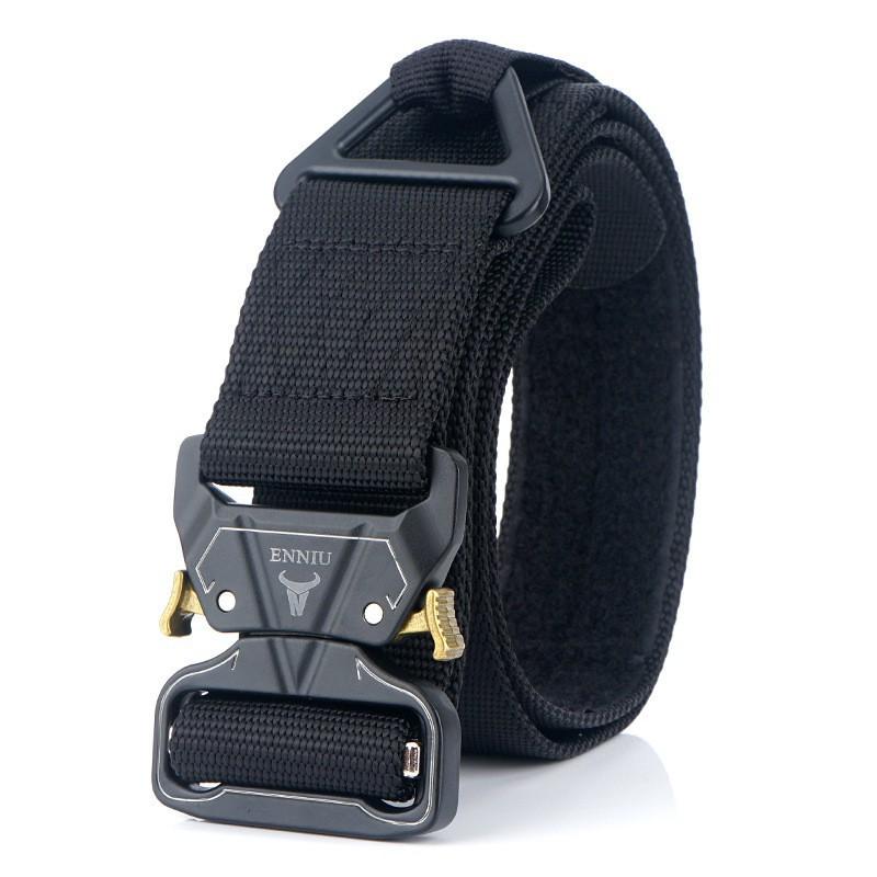 

TUSHI Alloy Buckle Outdoor Belt Men s Training Rescue Drop Safety Nylon Outer 125cm чёрный