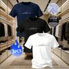 Men's European Size Bird's Eye Knit T-Shirt Set - Plain, Breathable, Quick-Dry, Short Sleeve, Round Neck, 3 Pieces