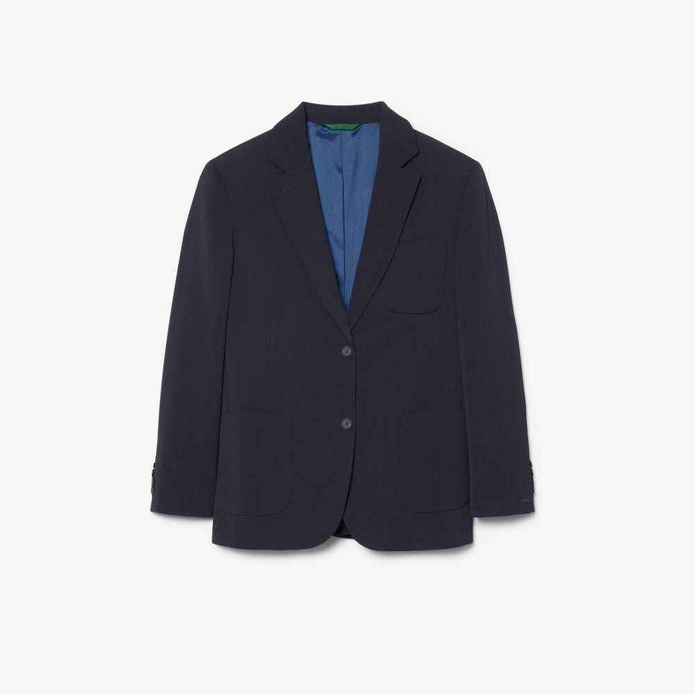 Lacoste Women's Relaxed Fit Iconic Fluid Pique Blazer VF8502-56GHDE