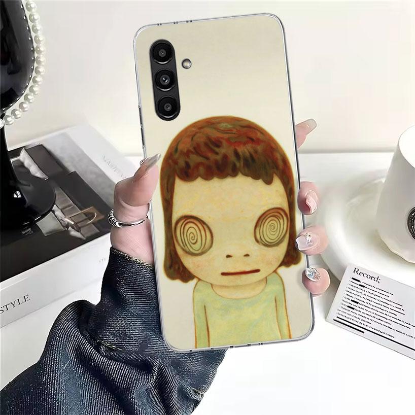 Y-Yoshitomo Nara Phone Case For Samsung Galaxy A13 A14 A15 A16 A17 A53 A54 A55 A56 A57 A33 A34 A35 A36 A37 A23 A24 A25 A26 Galax