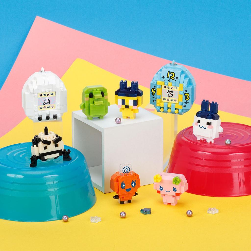 Kawada Nanoblock Original Tamagotchi 3 x x 18 cm Ages 12 and up Interior Hobby (Blue) NBCC_238 10.5 NBCC_238