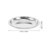 12pcs Stainless Steel Bag Saucer Anti-Drip Bag Storage Dish For Home Office Metal Accessories Compact Tea Holder Dish