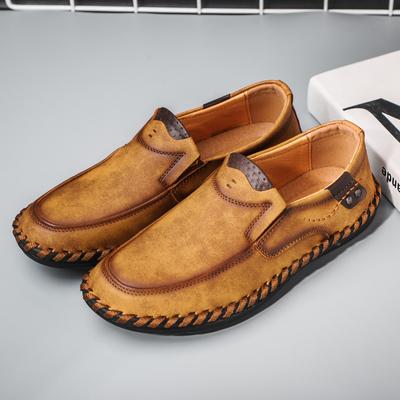 Size 38-48 Men's Moccasins Men's Shoes Men's Casual Shoes Handmade Leather Shoes Men's Loafers