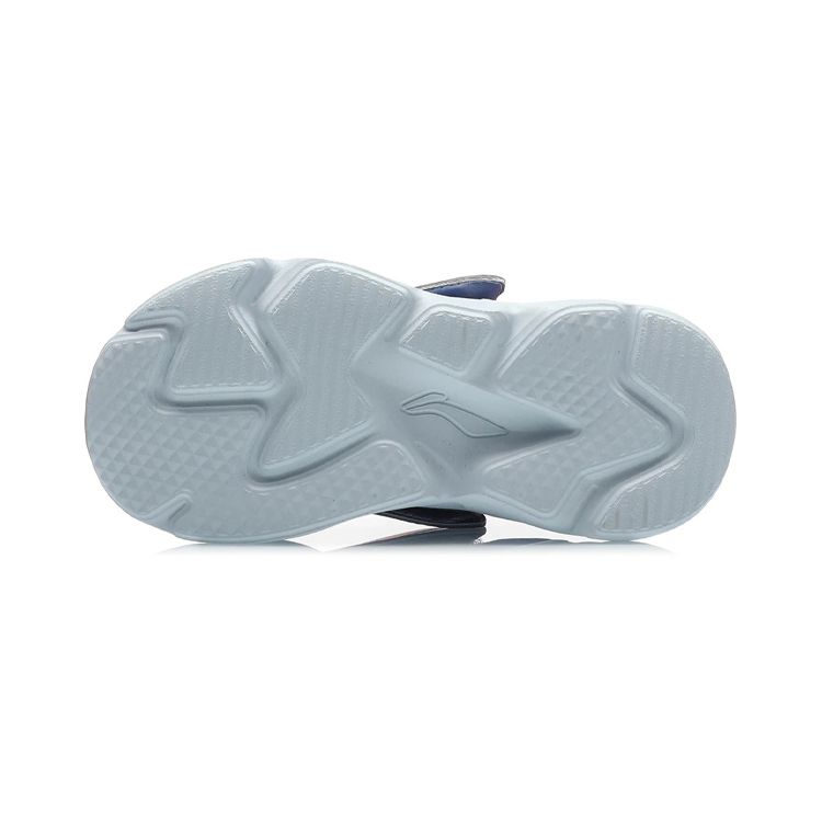 Li Ning Lightweight Comfortable Non-Slip Wear-Resistant Breathable Low-Top Running Shoes Kids Sneakers Blue White YKNQ108-19