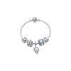 925 Sterling Silver Bangles Women's Silver ZT-0044