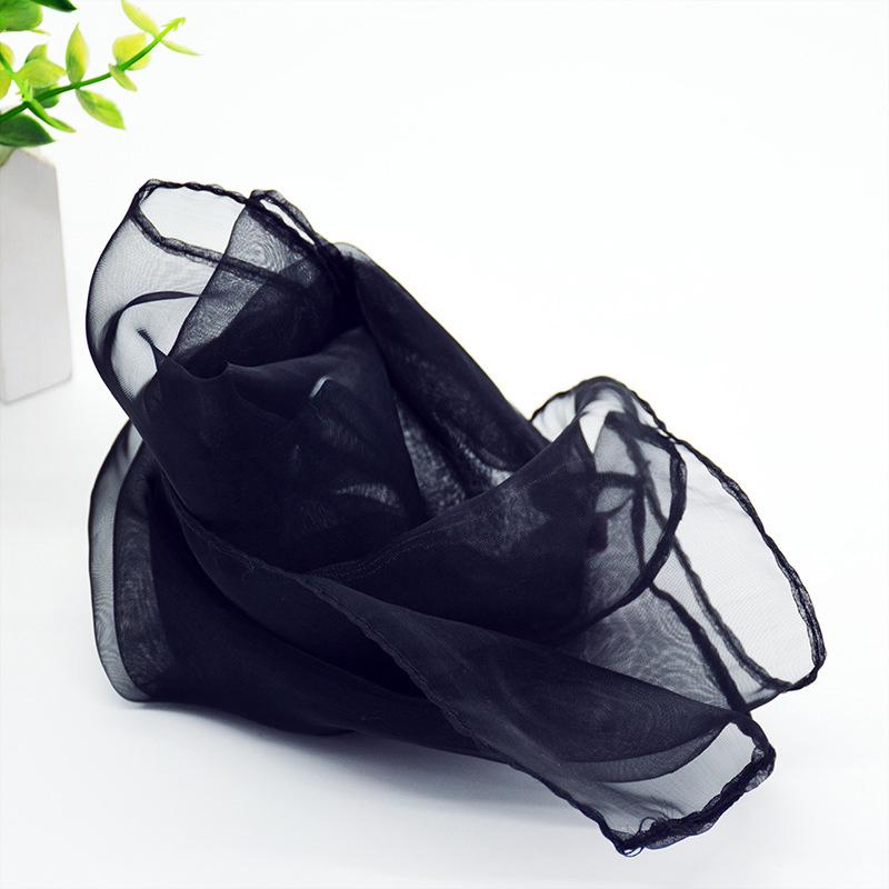 40-65cm Summer Fashion Chiffon polka Dot Scarf Ladies Head Neck square Scarf Shawls Female HAir Ties Bands Neckerchief Shawls