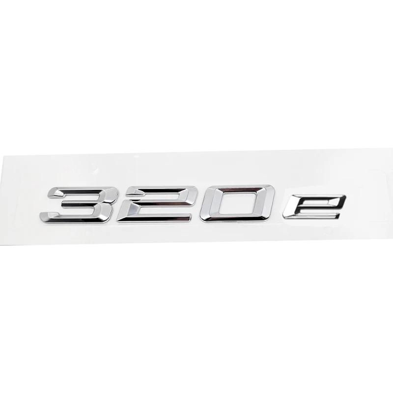 AAYT1 ABS Car Rear Trunk Logo Badge Emblem Sticker For 3 series 316e 328e 318e 320e 325e 330e 335e E46 E90 E91 F30 F31 F34 G20