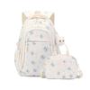 New Kitten Pattern Junior High School School Bag Girl Two Piece Set Elementary School Middle School Students Backpack Large Capacity