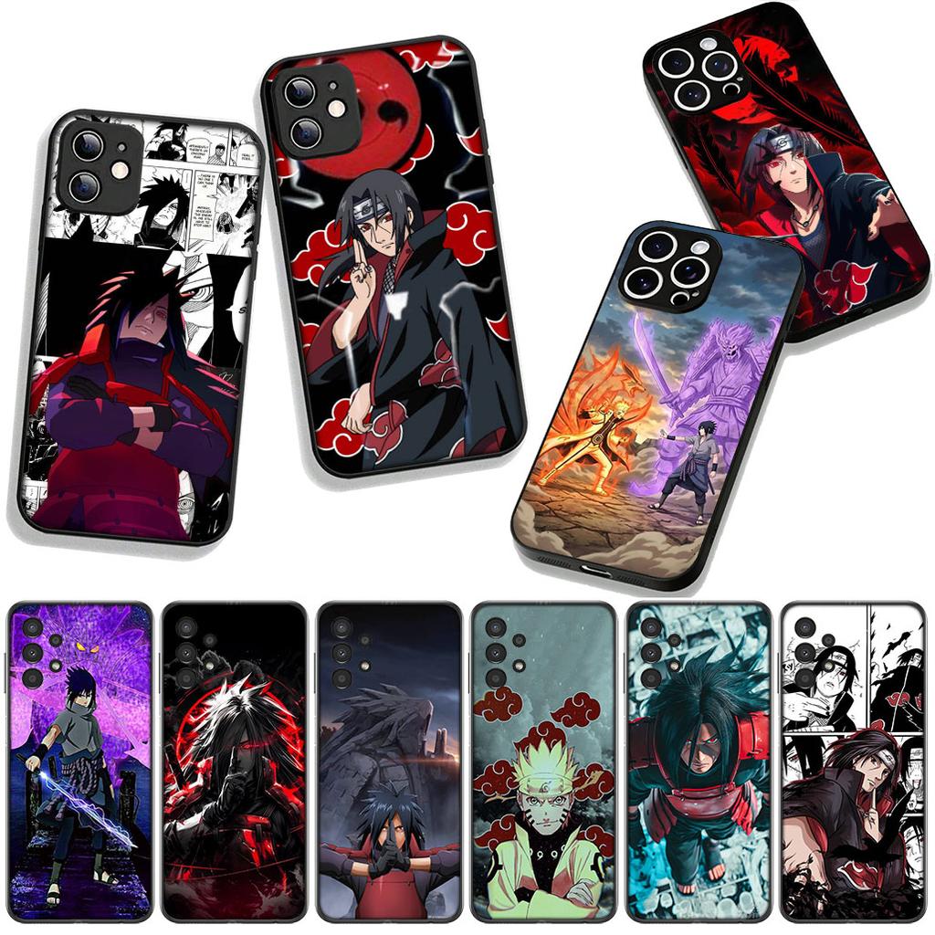 for Xiaomi Redmi Note 14 12 13 ProPlus A4 A3 Pro Plus 12C 13C 14C 5G Phone Cover Case Madaras Sasuke Uchiha Itachi Narutos