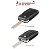 ENERGY01 VA2 CE0523 - Coque Clé Peugeot 107 207 307 308 407 2 Boutons CE0523 Lame sans RAINURE - Pile sur Circuit Imprimé