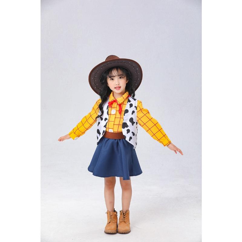 

Новый ковбой Вуди детский мультяшный персонаж аниме персонаж костюм на Хэллоуин XL（130）