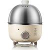 Fierbător electric de ouă 360W Mașină de mic dejun, Aburitor automat Multicooker Aparate de gătit ouă, Aparat de gătit la abur pentru budincă de ouă cu timer, 220V