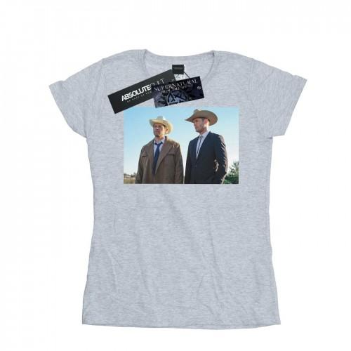 Supernatural Womens/Ladies Stetson Boys Cotton T-Shirt