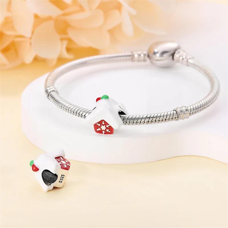 copper Snowflake Christmas Tree Ski Boots Charm Bead Charms Bead Charms Compatible With Authentic Bracelets Fine Do It Yourself Christmas Jewellery