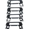 Full Set Exterior Door Handle Covers for BMW 3 5 7 Series E36 E34 E32 Rubber Gasket Seals +Door Handle Cover