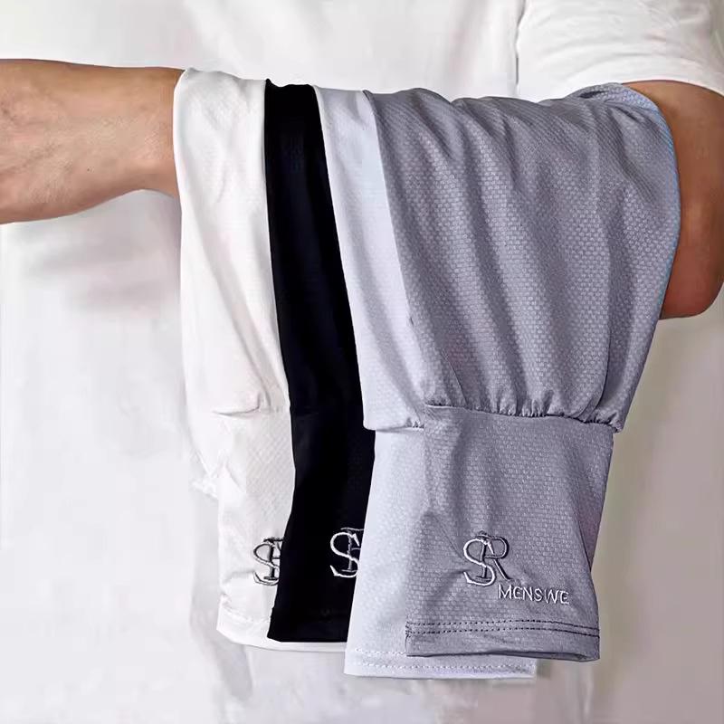 

Мужские рукава из ледяного шелка больших размеров для защиты от солнца – Ультрадлинные, широкие и свободного кроя