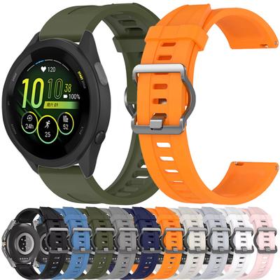22mm Silicone Strap For Garmin Forerunner 265 965 955 255 Music Sports Bracelet Watchband For Garmin Venu 3 2 Vivoactive 4 Belt
