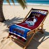 Avalanche Team Logo Customizable Name Beach Towel High Absorbency & Quick-Dry