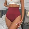 Pantaloni Intimi a Vita Alta Sollevamento Fianchi Modellanti Senza Cuciture Oversize Alta Elasticità Triangolo T-Pants