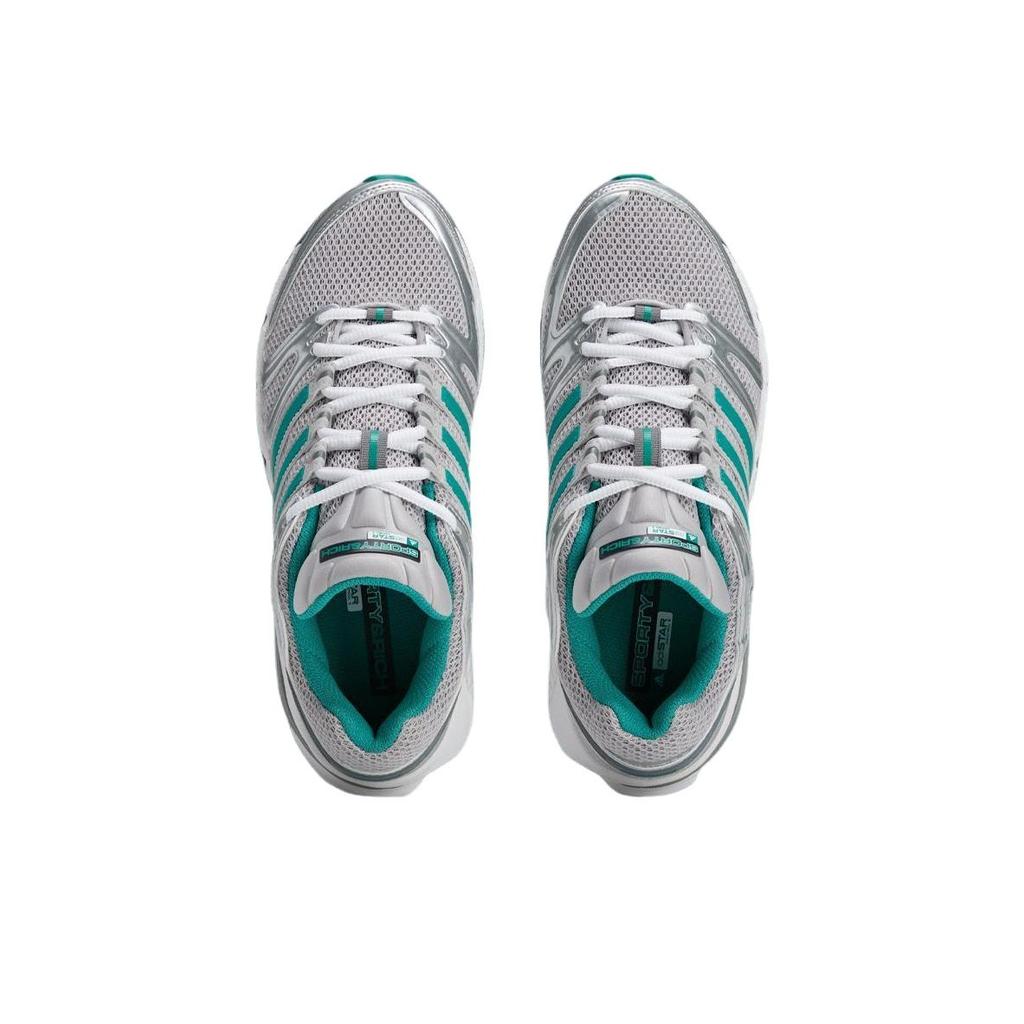 Adidas Sporty & Rich X Adistar Control 5 Zapatillas de Running Unisex Cómodas y a la Moda Zapatillas Deportivas Plata Verde IH9708