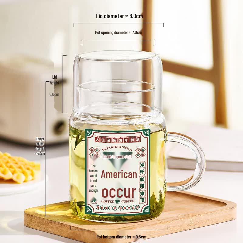 YULU High Borosilicate Glass Water Cup
