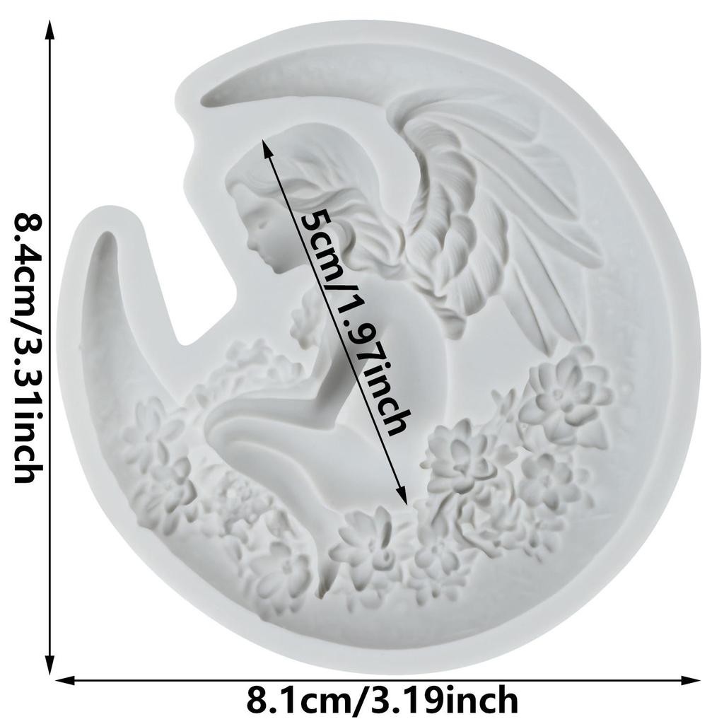 Formy Silikonowe Anioł Anioł Forma Fondant Narzędzia do Dekoracji Ciast Topper na Babeczki Cukierki Czekolada Forma do Gumpasty