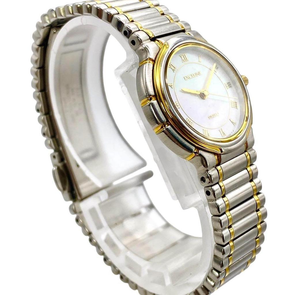 [USED] SEIKO Shell Dial Women's Exceline Watch 1172