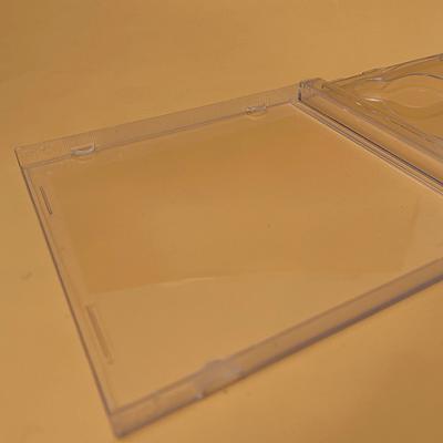 Empty Cd Case Pp Plastic Milky Transparent Cd Case Cd Case Capacity 2 Discs