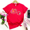 Vintage Kopi Hjerte T-shirt Kopi Armbånd T-shirt Artemis II Mission Skjorter Rum T-shirts Unisex Korte Ærmer Afslappede Toppe Fans Gaver