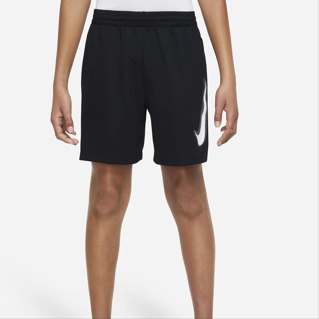 Nike Summer High-Waisted Loose Drawstring Kids Shorts Kids Bottoms Black DX5361-010