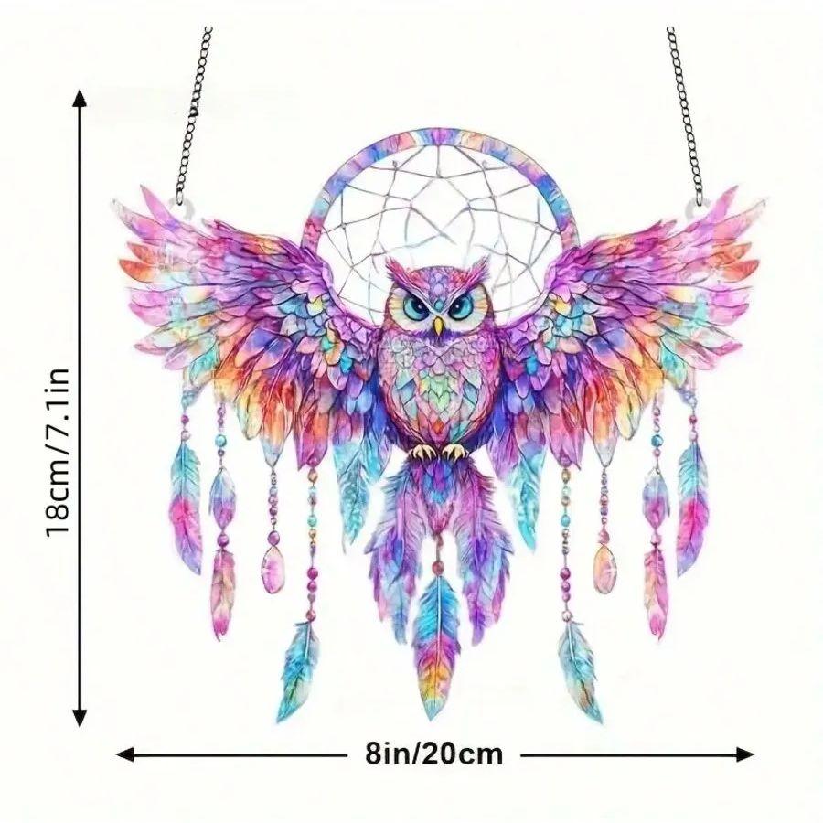 Multiple Colorful Owl Animal Themed Hanging Decorations, Ideal Gifts for Home and Office Decoration, Holiday Decoration